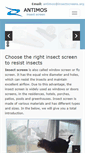 Mobile Screenshot of insectscreens.org